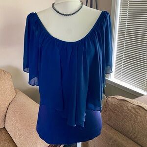 Venus Sexy Navy Blue Top